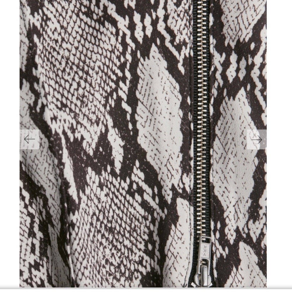 Nwot A.L.C Elijah Python Print Pants - image 4